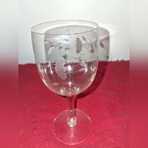 Vtg 80s Princess House Heritage Wine Glass Set Of 6